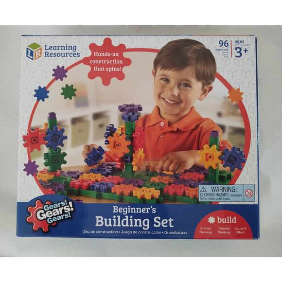 Learning Resources Other - Learning Resourses- Gears! Gears! Gears! Beginner's Building Set- 96 pc - Age 3+